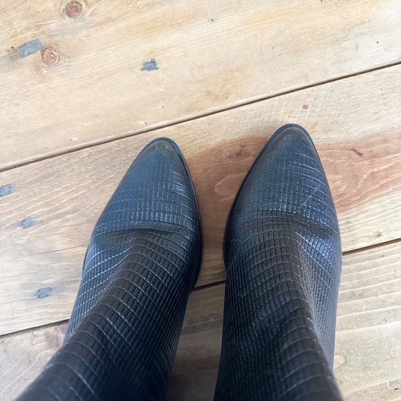 Lascana Leather‎ Boots Chelsea Panels Snake Embossed 7 - Picture 8 of 8